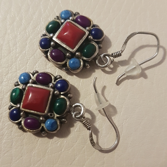 Sterling silver earrings - Picture 3 of 5